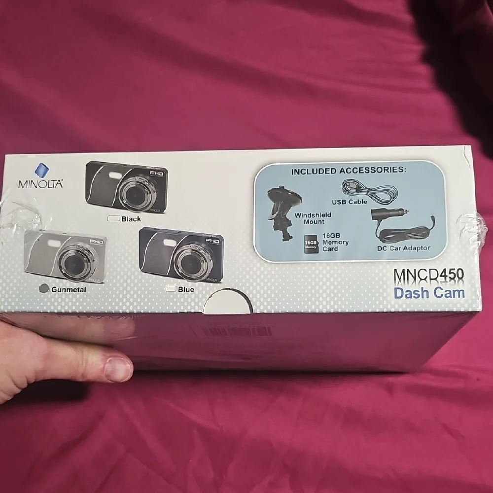 Minolta MNCDP450 Full HD Dash Cam - Gunmetal